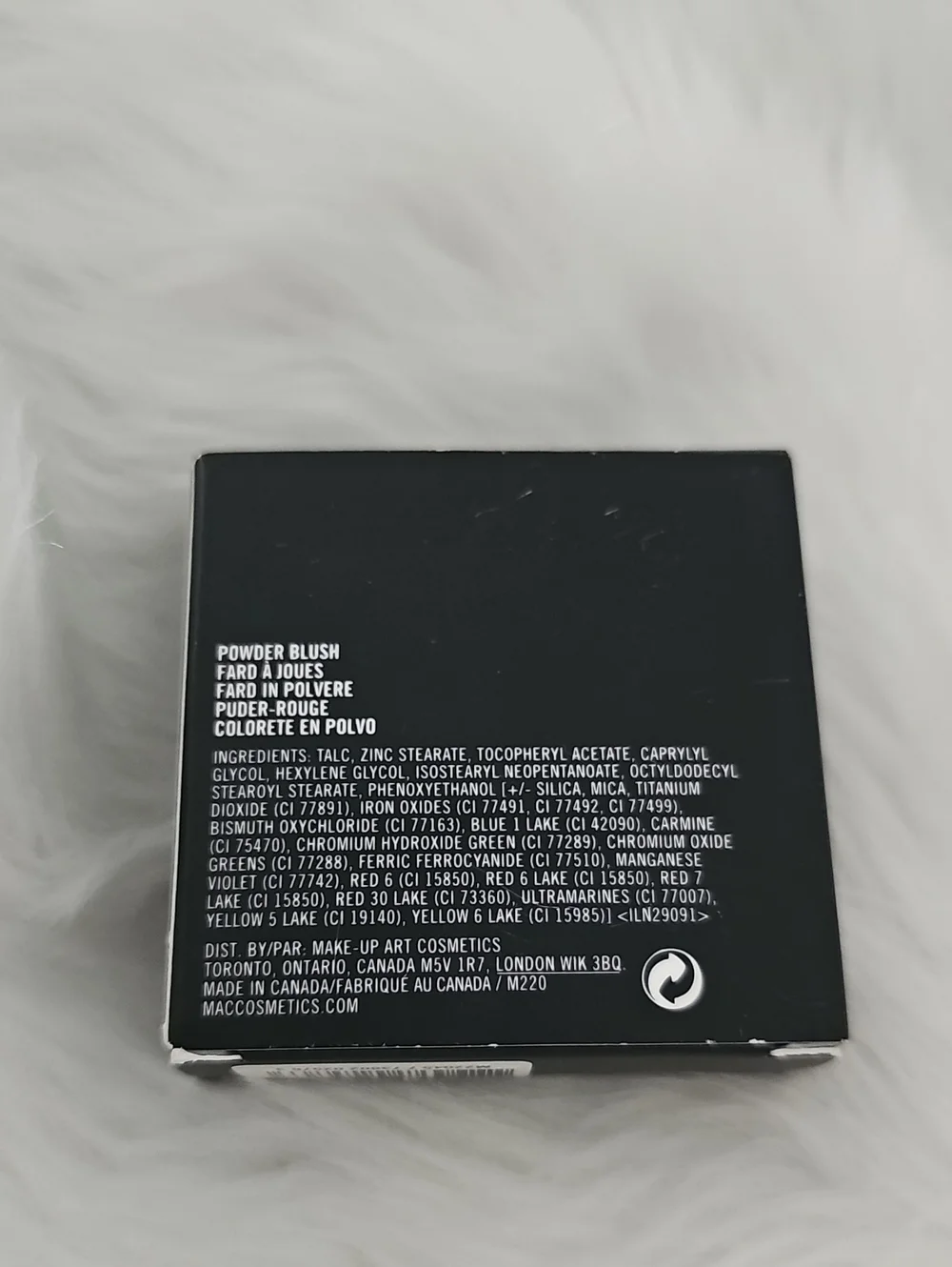 MAC Cosmetics new box